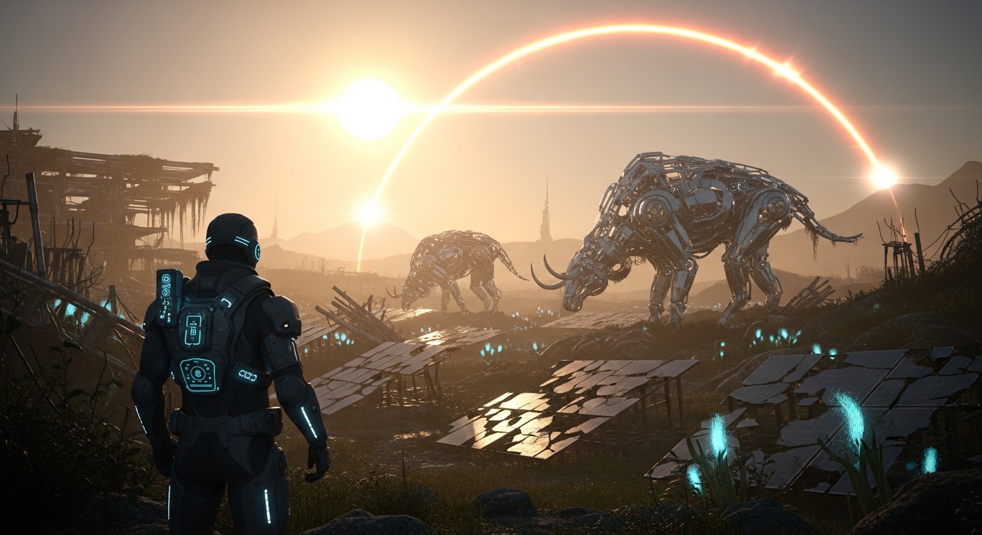 Key art — operator at dawn